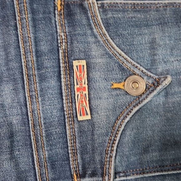 Hudson Womens Medium Wash Cuffed Shorts - Picture 6 of 6